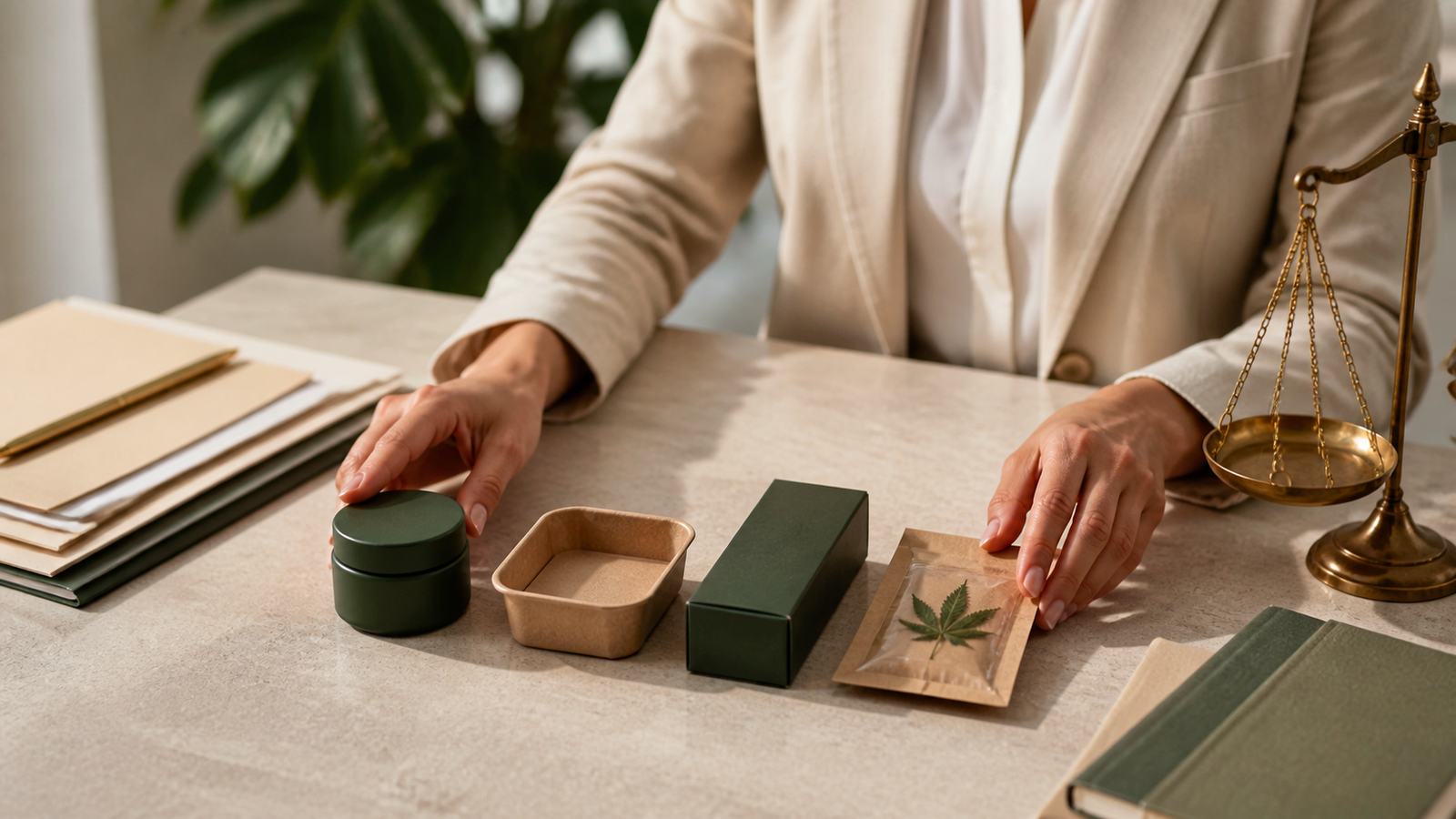 Profesional regulatoria clasificando las distintas categorías legales del CBD